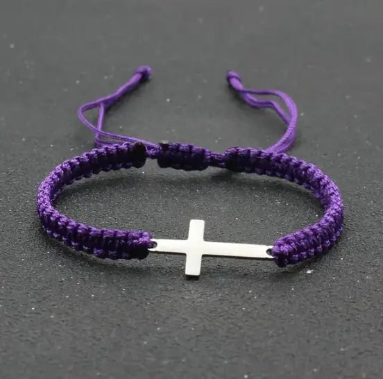 Rope Cross Bracelet