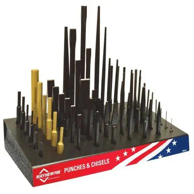 Mayhew 57PC Punch/Chisel Display