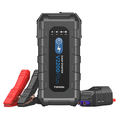 2-in-1 2200 Peak Amp Jump Starter & Battery/System Teste