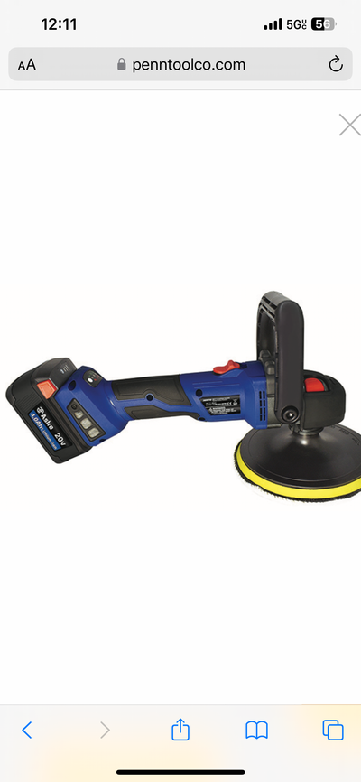 Astro Pneumatic 20V 7" Brushless Variable Speed Rotary Polisher