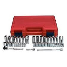 44-PIECE 1/4" DR 6-PT SAE AND