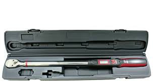 K Tool International 72132 25-Inch Digital Torque Wrench with 1/2-Inch Drive, 20-250 ft/lbs, 36-Tooth Gear, Non-Slip Handle, LCD Screen, Drop Forged Steel, Molded Case