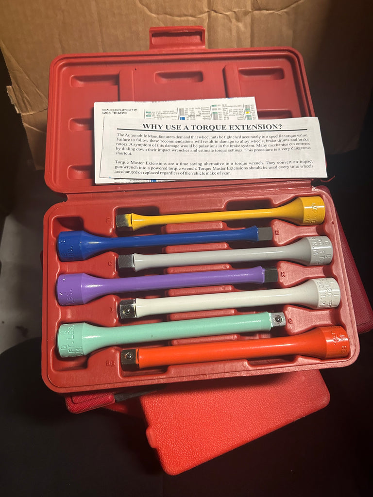 Seven piece torque sticks