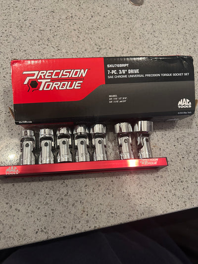 Sae precision, torque, 7pc 3/8 drive
