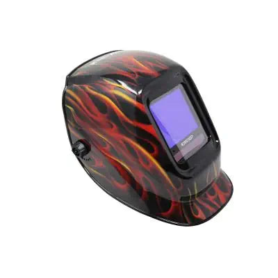 K Tool International Premium Red Flame Welding Helmet Item ID: KTIXDTM7