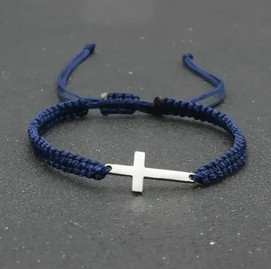 Rope Cross Bracelet